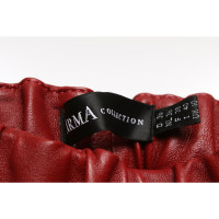 Arma Trousers Leather in Bordeaux