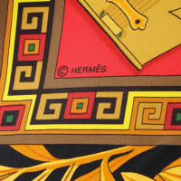 Hermès motifs écharpe de soie
