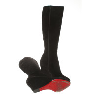 Christian Louboutin Boots Suede in Black