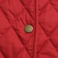 Barbour Gewatteerde jas in rood