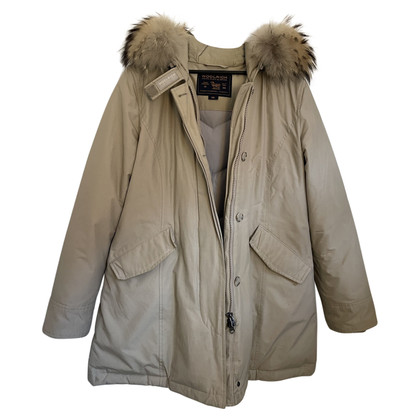 Woolrich Jacket/Coat Fur in Beige