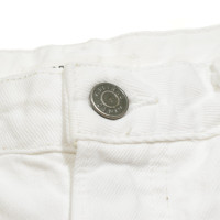 Grlfrnd Short en Coton en Blanc
