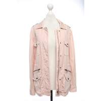 Velvet Jacke/Mantel aus Baumwolle in Rosa / Pink