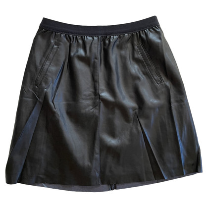 Marc Cain Skirt Leather in Black
