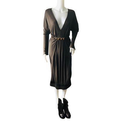 Roberto Cavalli Kleid aus Viskose in Braun