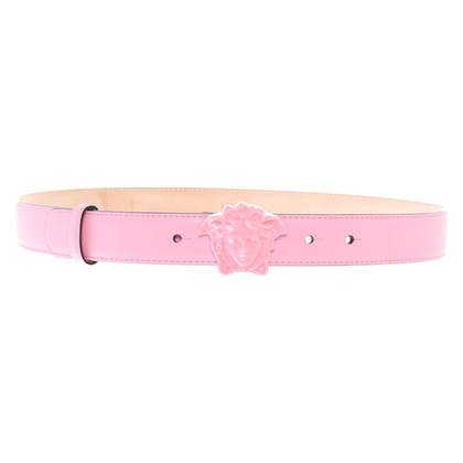 Versace Gürtel aus Leder in Rosa / Pink
