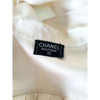 Chanel Top en soie en beige