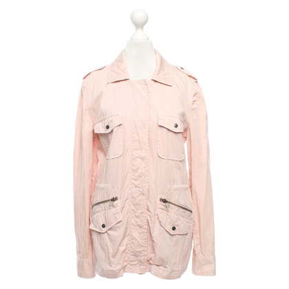 Velvet Jacket/Coat Cotton in Pink