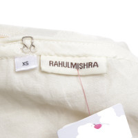 Rahul Mishra Kleid aus Baumwolle in Creme