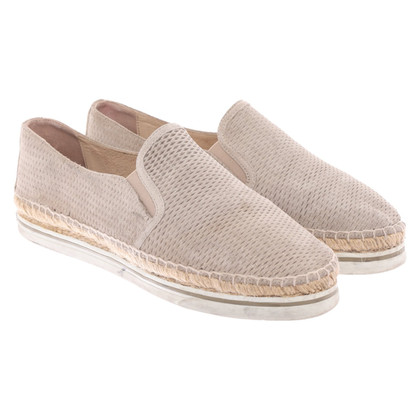 Jimmy Choo Slippers/Ballerinas Leather in Taupe