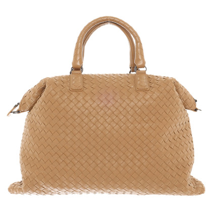 Bottega Veneta Handbag Leather in Ochre