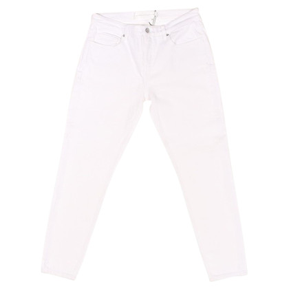 Victoria By Victoria Beckham Jeans in Cotone in Bianco