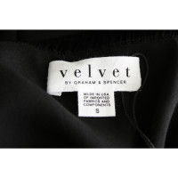 Velvet Gonna in Viscosa in Nero