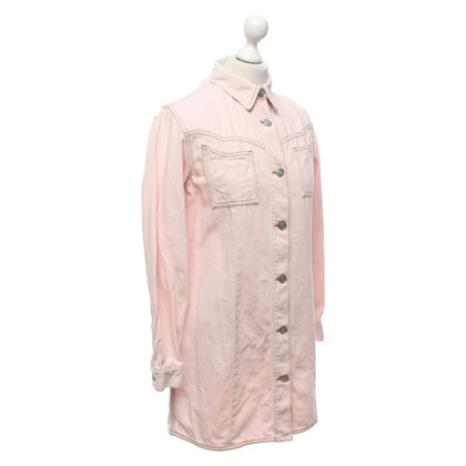 Ganni Oberteil aus Baumwolle in Rosa / Pink