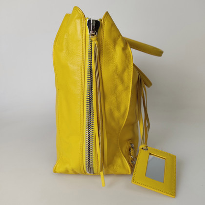 Balenciaga Papier Leather in Yellow