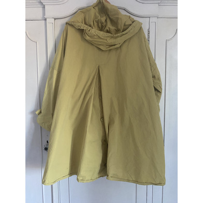 Max Mara Jacket/Coat Cotton in Yellow