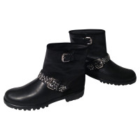 Navyboot Black boots with studs