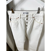 Balenciaga Jeans in Cotone in Bianco