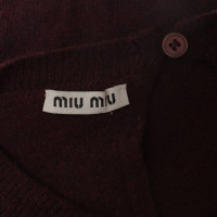 Miu Miu Wool Sweater with embroidery