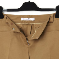 Christian Dior Trousers Cotton in Ochre