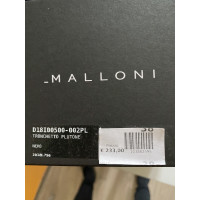Malloni Stiefeletten aus Leder in Schwarz