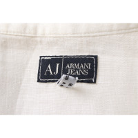 Armani Jeans Top Linen in Cream