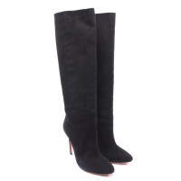 Aquazzura Stiefel aus Leder in Schwarz