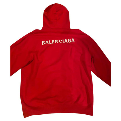 Balenciaga Top Cotton in Red