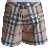 Burberry Shorts with Nova check pattern