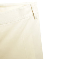 Max Mara Pantalon en coton en blanc antique
