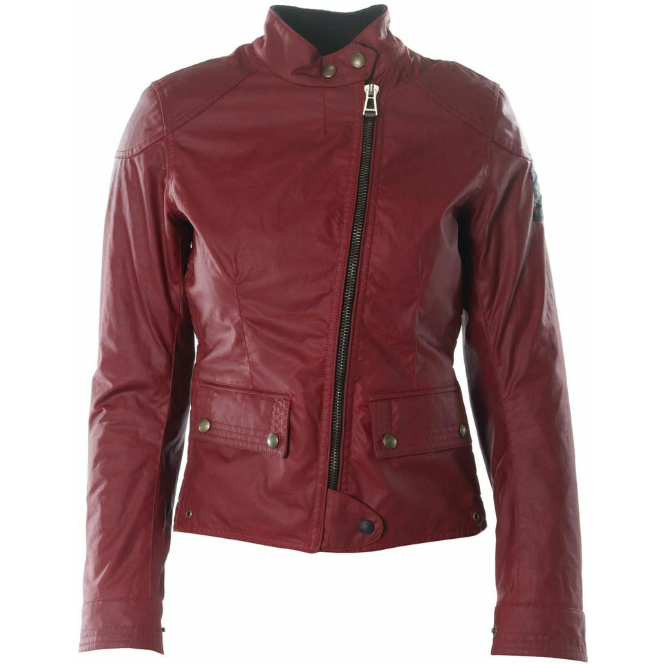 Belstaff Giacca/Cappotto in Cotone in Bordeaux