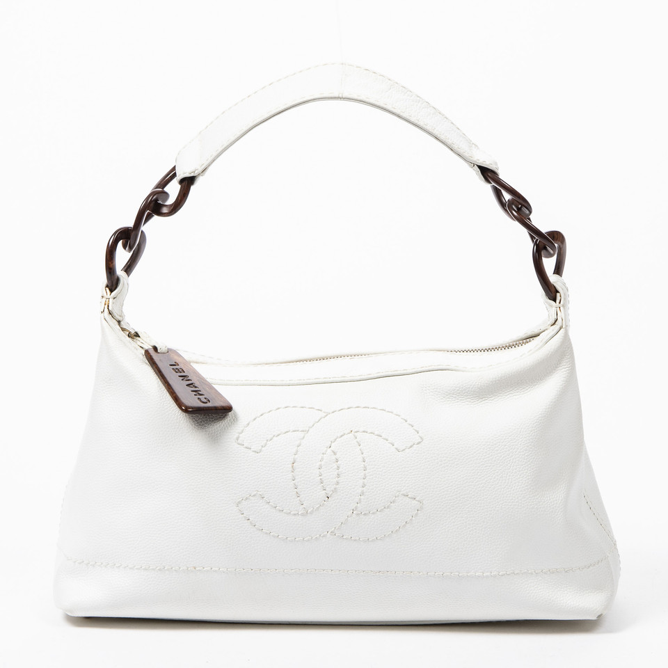 Chanel Shoulder bag Leather in White