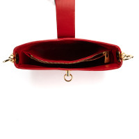 Céline Shoulder bag Leather in Red