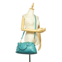 Miu Miu Shoulder bag Leather in Blue