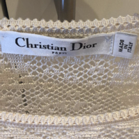 Christian Dior Capispalla in Crema
