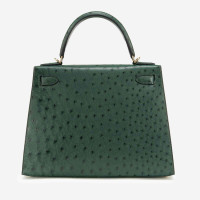 Hermès Kelly Bag 28 Leather in Green