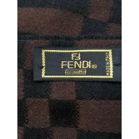 Fendi Scarf/Shawl Wool in Brown
