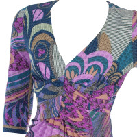 Set Patterned Stretch Tunic Top