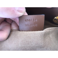 Gucci Padlock Medium Signature Shoulder Bag in Brown