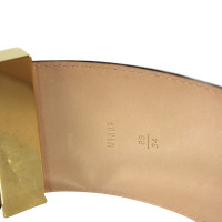 Louis Vuitton belt Initials vernis amarante