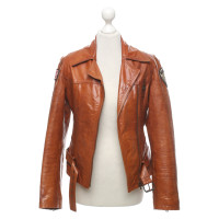 Blauer Usa Jacket/Coat Leather in Brown