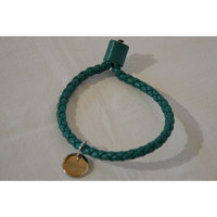Bottega Veneta Bracelet en Cuir en Turquoise