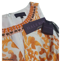 Hale Bob Kleid aus Baumwolle in Orange