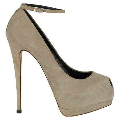 Giuseppe Zanotti Pumps/Peeptoes Suede in Taupe