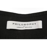 Philosophy Di Lorenzo Serafini Paire de Pantalon en Coton en Noir