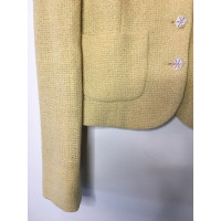 Alberta Ferretti Anzug aus Wolle in Creme