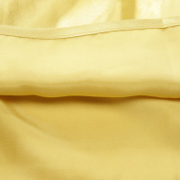 John Galliano Kleid aus Seide in Gelb