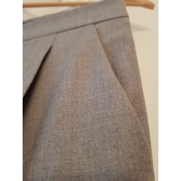 Max Mara Paire de Pantalon en Laine en Gris