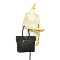 Prada Tote bag Cotton in Black