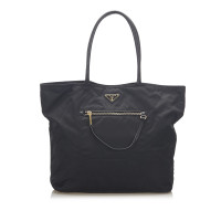 Prada Tote bag Cotton in Black